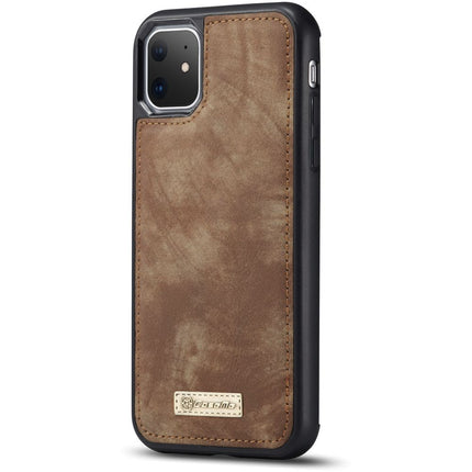 CASEME Apple iPhone 11 Vintage Portemonnee Hoesje - Brown - Casebump