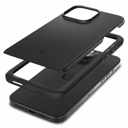 Spigen Thin Fit Apple iPhone 15 Pro Max Case (Black) - ACS06544 - Casebump