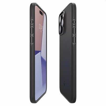 Spigen Thin Fit Apple iPhone 15 Pro Max Case (Black) - ACS06544 - Casebump