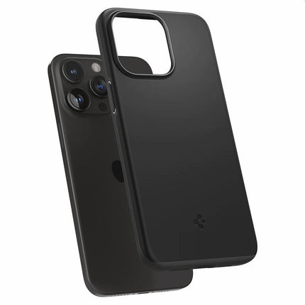 Spigen Thin Fit Apple iPhone 15 Pro Max Case (Black) - ACS06544 - Casebump