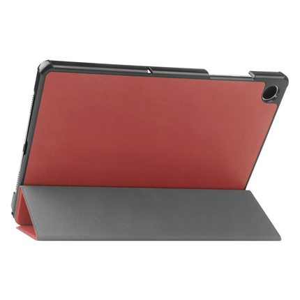 Samsung Galaxy Tab A9+ - Smart Tri-Fold Case - Red - Casebump