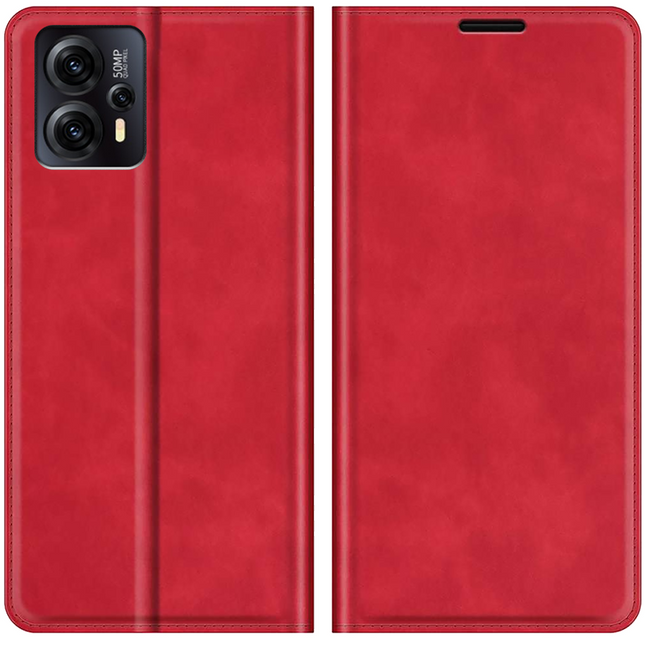 Motorola Moto G23 Magnetic Wallet Case - Red - Casebump