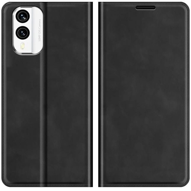 Nokia X30 Magnetic Wallet Case - Black - Casebump