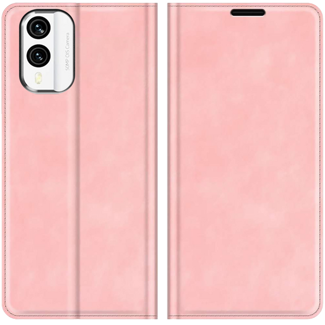 Nokia X30 Magnetic Wallet Case - Pink - Casebump