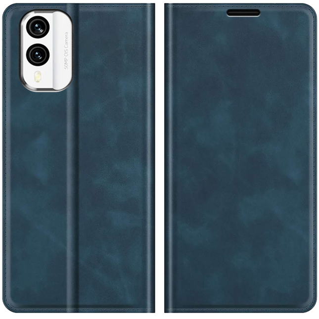 Nokia X30 Magnetic Wallet Case - Blue - Casebump