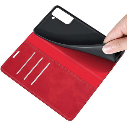 Samsung Galaxy S21 FE Wallet Case Magnetic - Red - Casebump