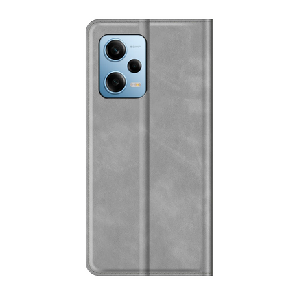 Xiaomi Redmi Note 12 Pro 5G Magnetic Wallet Case - Grey - Casebump