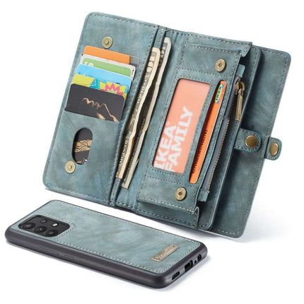 CASEME Samsung Galaxy A32 5G Vintage Portemonnee Hoesje - Blue - Casebump