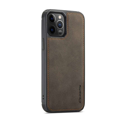 CASEME iPhone 13 Pro Max Luxe Multi Portemonnee Hoesje - Brown - Casebump