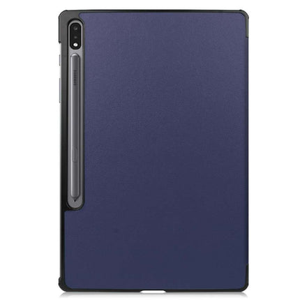 Samsung Galaxy Tab S7 FE Smart Tri-Fold Case (Blue) - Casebump