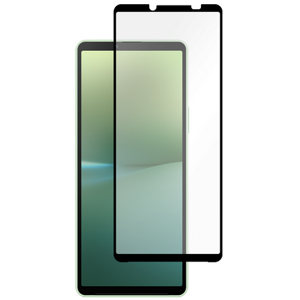 Sony Xperia 10 V Full Cover Tempered Glass -  Screenprotector - Black - Casebump