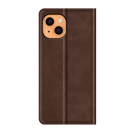 Apple iPhone 13 Wallet Case Magnetic - Brown - Casebump
