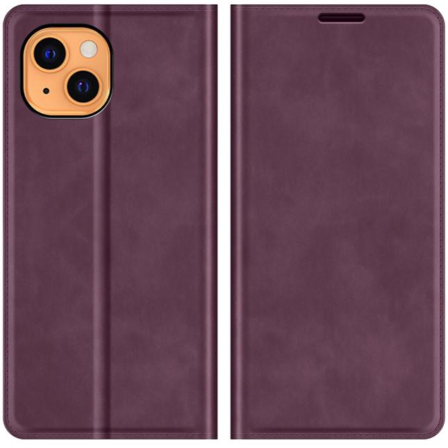 Apple iPhone 13 Wallet Case Magnetic - Purple - Casebump