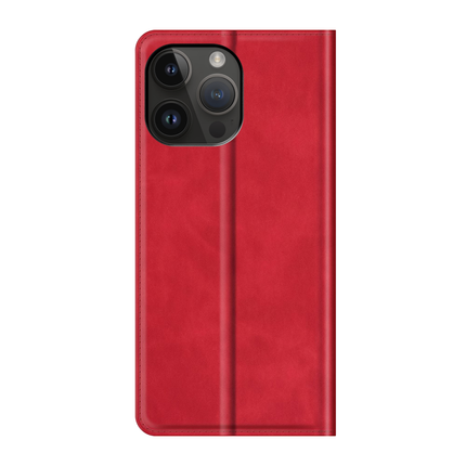 Apple iPhone 14 Pro Wallet Case Magnetic - Red - Casebump