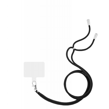 Apple iPhone 13 Pro Soft TPU Case with Strap - (Black) - Casebump