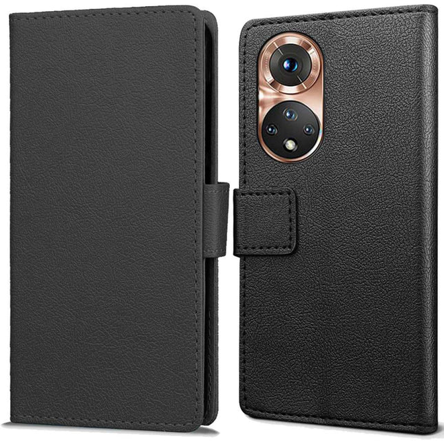 Honor 50 Wallet Case Magnetic - Black - Casebump