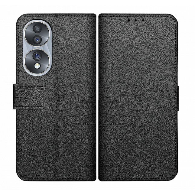 Honor 70 Wallet Case (Black) - Casebump