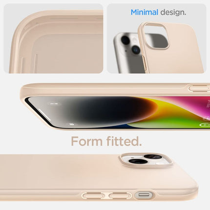 Spigen Thin Fit Apple iPhone 14 Case (Sand Beige) - ACS04793 - Casebump