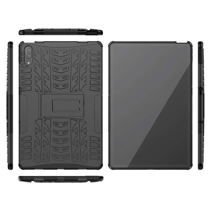 Rugged Hybrid Lenovo Tab P11 Pro Case (Black) - Casebump