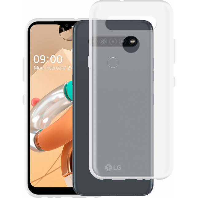 LG K41S Soft TPU case (Clear) - Casebump