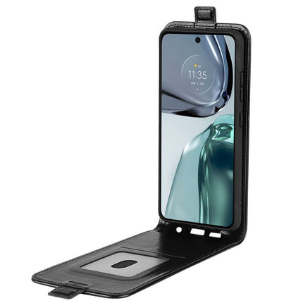 Motorola Moto G62 5G Flip Case (Black) - Casebump