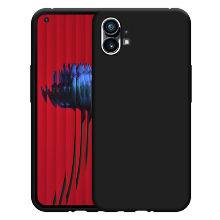 Nothing Phone (1) Soft TPU Case with Strap - (Black) - Casebump