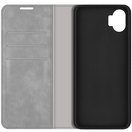 Nothing Phone (1) Wallet Case Magnetic - Grey - Casebump