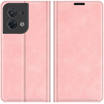 Oppo Reno8 5G Wallet Case Magnetic - Pink - Casebump