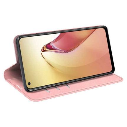 Oppo Reno8 5G Wallet Case Magnetic - Pink - Casebump