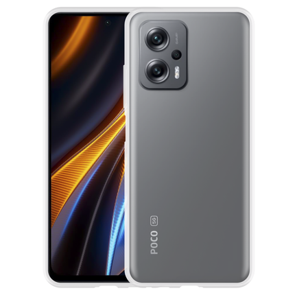 Poco X4 GT Soft TPU Case with Strap - (Clear) - Casebump