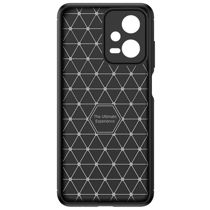 Xiaomi Redmi Note 12 5G Rugged Soft TPU Case - Black - Casebump