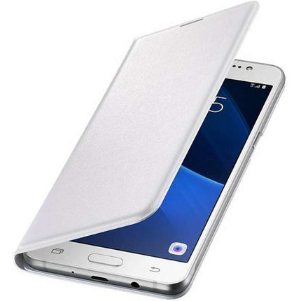 Samsung Flip Wallet Galaxy J3 (2016) (White) - EF-WJ320PW - Casebump