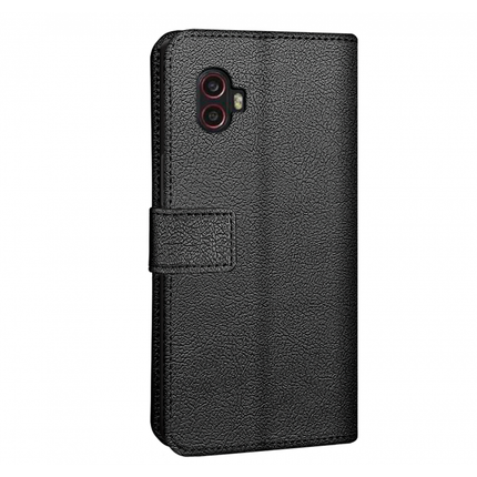 Samsung Galaxy Xcover 6 Pro Wallet Case (Black) - Casebump