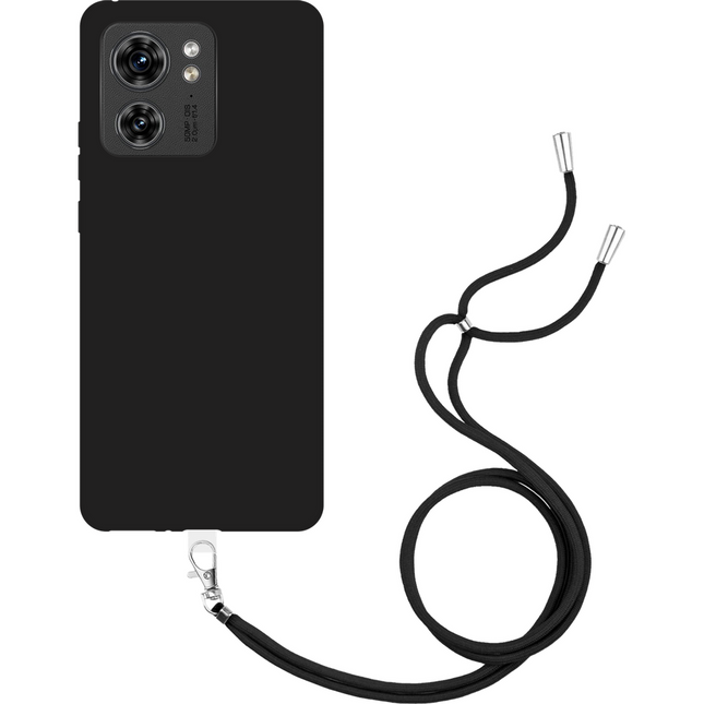 Motorola Edge 40 Necklace TPU Case - Black - Casebump