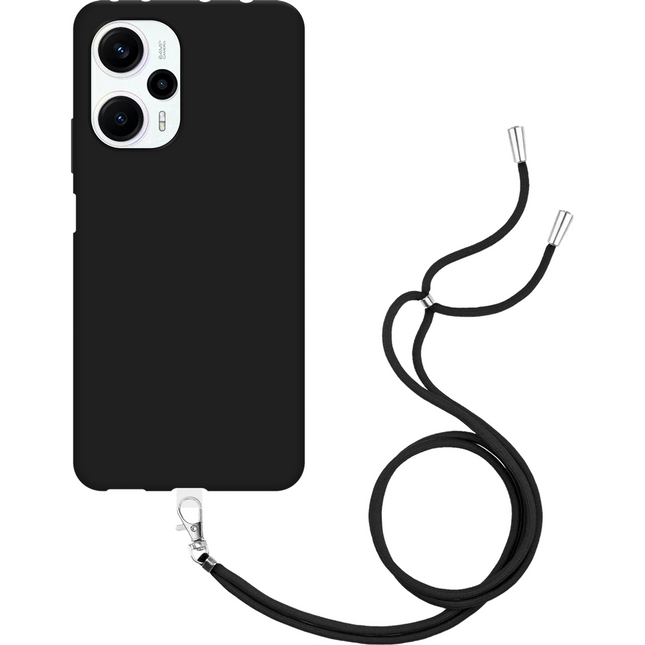 Xiaomi Poco F5 Necklace TPU Case - Black - Casebump
