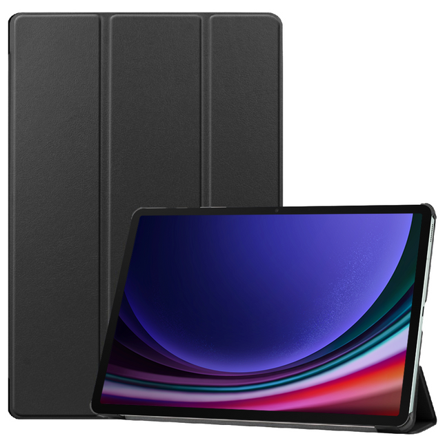 Samsung Galaxy Tab S9 Plus - Smart Tri-Fold Case - Black - Casebump