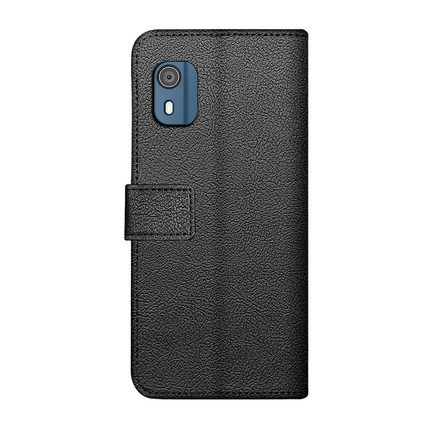 Nokia C02 Classic Wallet Case - Black - Casebump