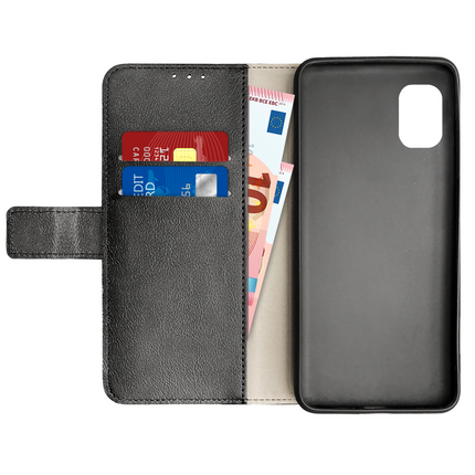 Nokia C02 Classic Wallet Case - Black - Casebump