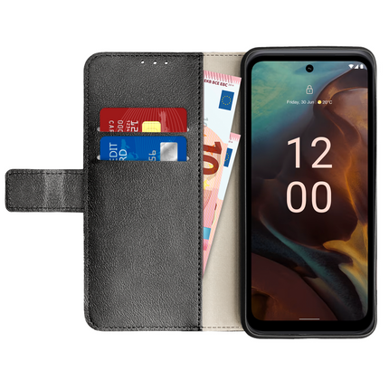 Nokia XR21 Classic Wallet Case - Black - Casebump