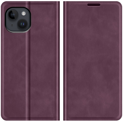 iPhone 14 Plus Magnetic Wallet Case - Purple - Casebump