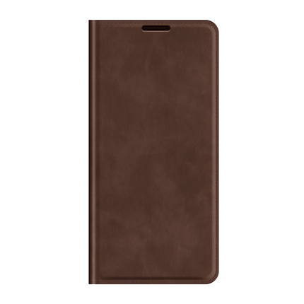 Nokia G22 Magnetic Wallet Case - Brown - Casebump