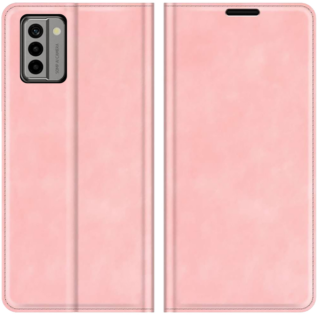 Nokia G22 Magnetic Wallet Case - Pink - Casebump