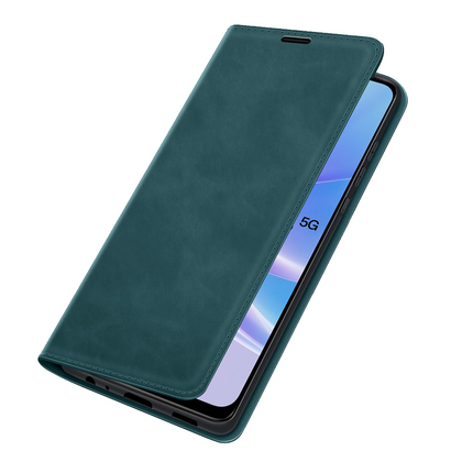 Oppo A78 5G Magnetic Wallet Case - Green - Casebump