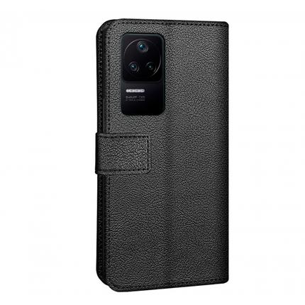 Poco F4 Wallet Case (Black) - Casebump