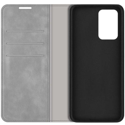 Xiaomi Redmi 10 2022 Wallet Case Magnetic - Grey - Casebump