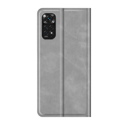 Xiaomi Redmi Note 11/Note 11S Wallet Case Magnetic - Grey - Casebump